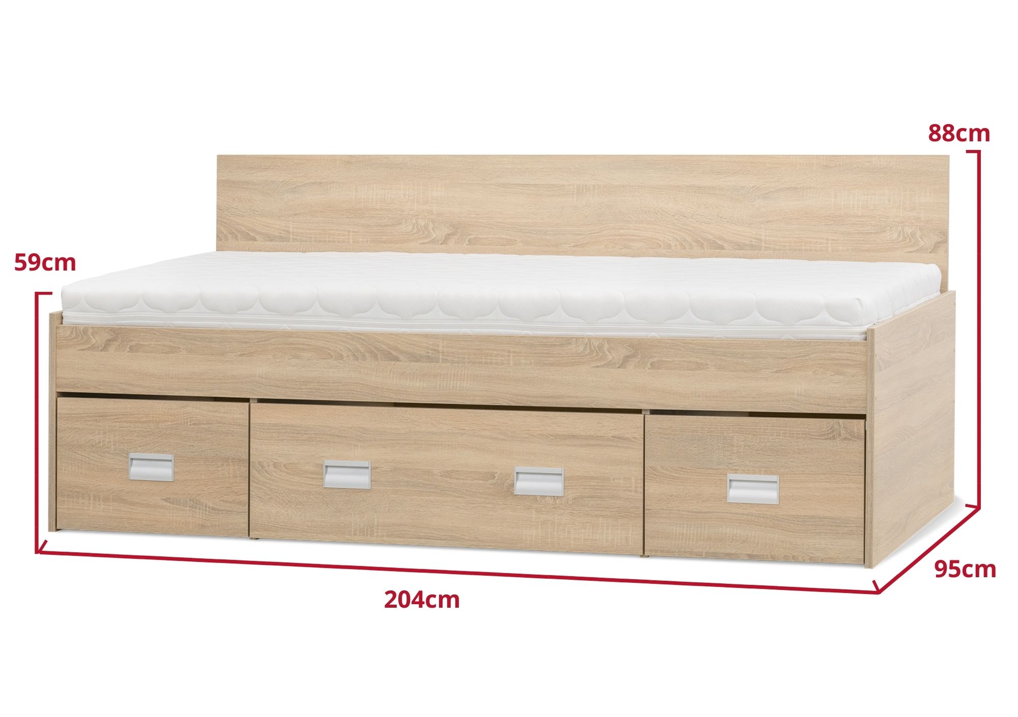 Rozměry postele LOTA